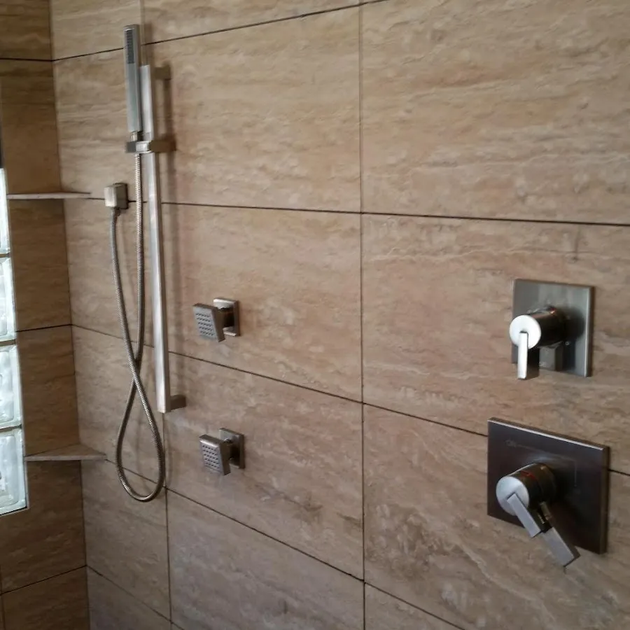 Shower fixture installation for Water Heater Replacement in Falls Church